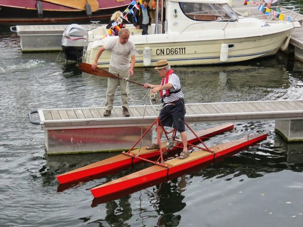 CASALIS François sur la Nautilette lors du Pardon de 2014