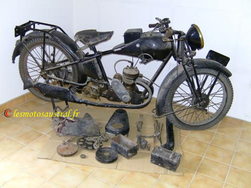 Motocyclette Austral Type D27 de 1929