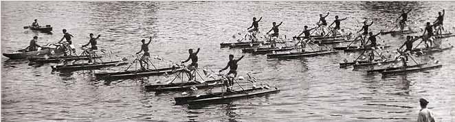 Défilé présidentiel de nautillette le 13 juillet 1930