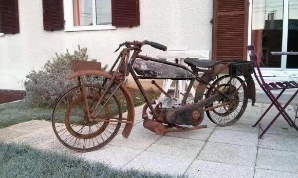 Moto Austral 250cc Type PC Modèle Tourisme de 1928