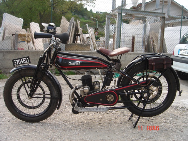 Motocyclette Austral 250cc Type PC de 1928