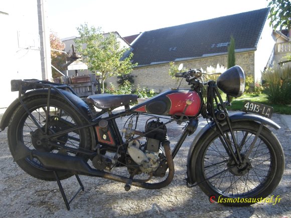 Motocyclette Austral Type V de 1930
