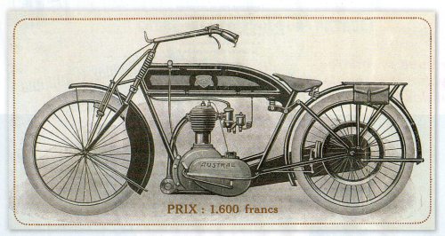 Motocyclette Austral Type B de 1914