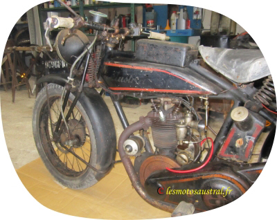 Motocyclette Austral Type SS de 1928