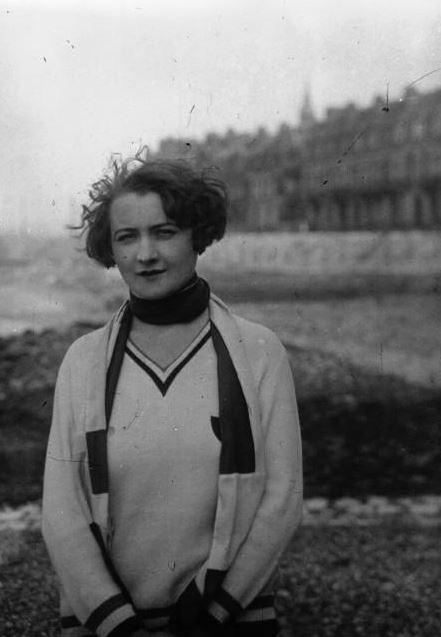 Photo de Mlle PFANNER Aimée avant sa tentative de traversée de la Manche