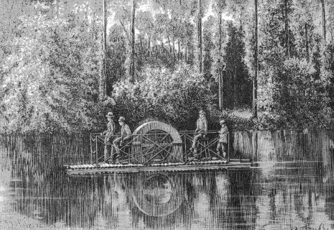 Vélocipède de M. Bollée