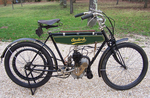 Vélomoteur Austral Type A24 moteur Zurcher à soupapes  latérales